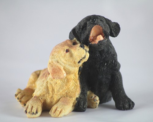 5cm labradors pair of - 9.5cm,