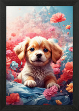 Labrador Puppy Framed Wall Art